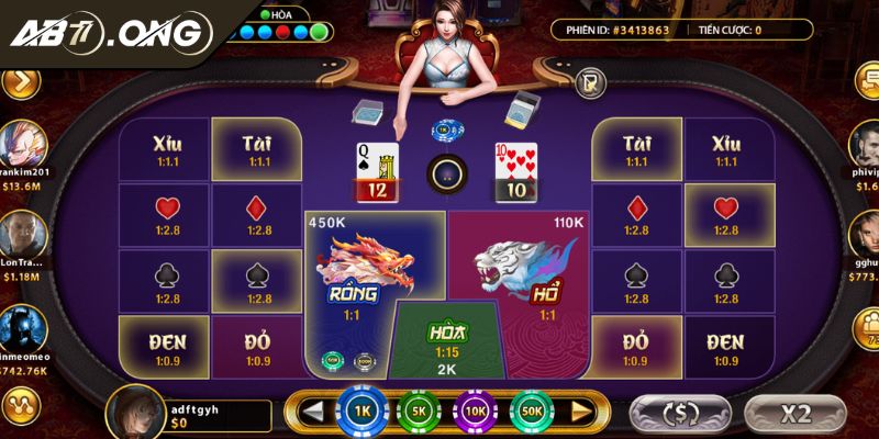BBIN Casino AB77 Khám phá Sảnh Chơi Đẳng Cấp Quốc Tế 2025 3 Rồng Hổ BBIN Casino AB77