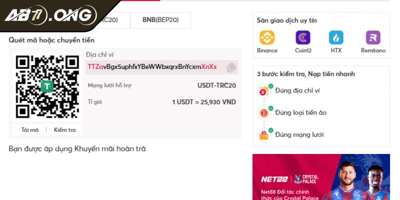 Nạp và rút tiền AB77 2 Hướng dẫn các thao tác chi tiết cho anh em