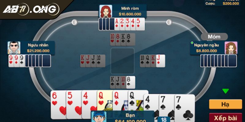 Cách tính điểm trong Phỏm AB77