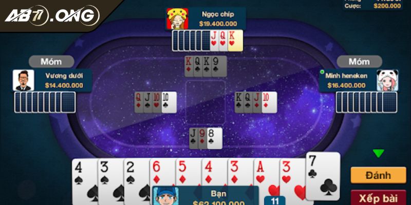 Lợi thế khi chơi Phỏm AB77