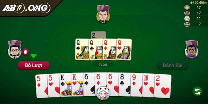 Tiến Lên AB77 Siêu Phẩm Game Đổi Thưởng Đẳng Cấp 2025 3 Quan sát kỹ lá đã ra khi chơi Tiến Lên AB77