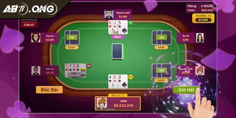 Xì Dách AB77 Bí Kíp Chinh Phục Sòng Bài Trực Tuyến 2025 1 Giải mã sức hút của trò chơi xì dách AB77